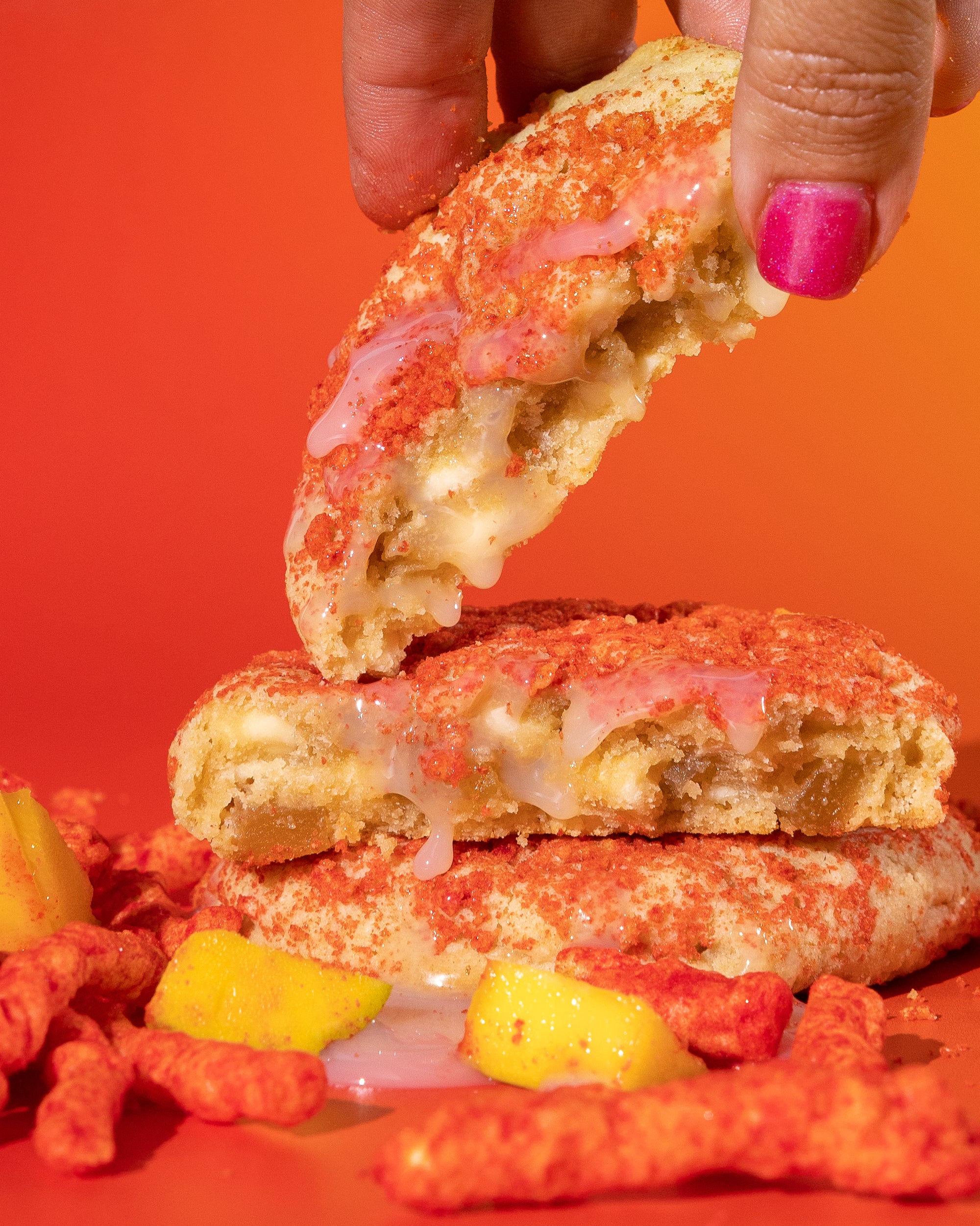 Hot Mess Cheetos Mango Chocolate Cookie