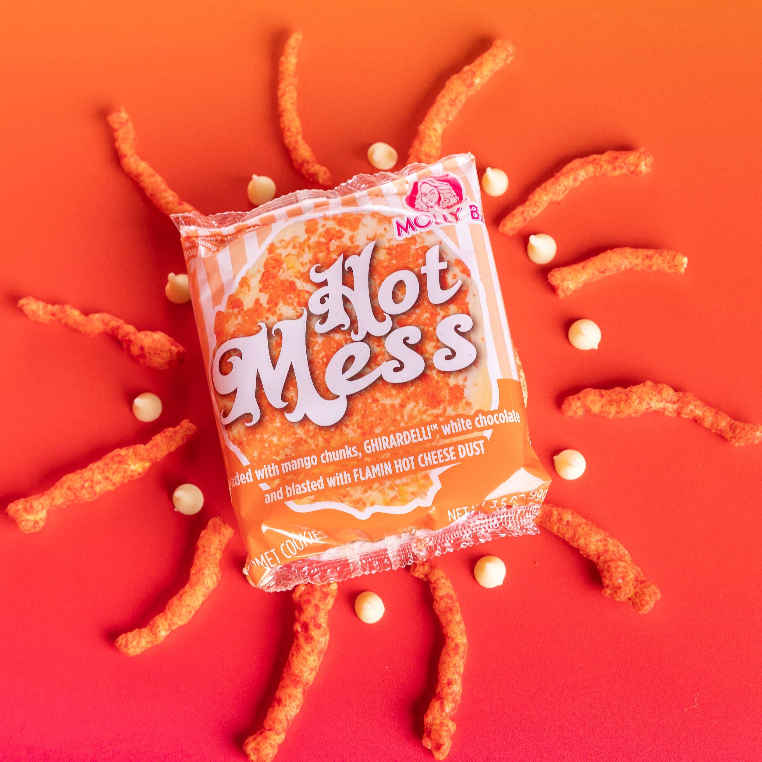 Hot Mess Cheeto Mango Chocolate Cookie