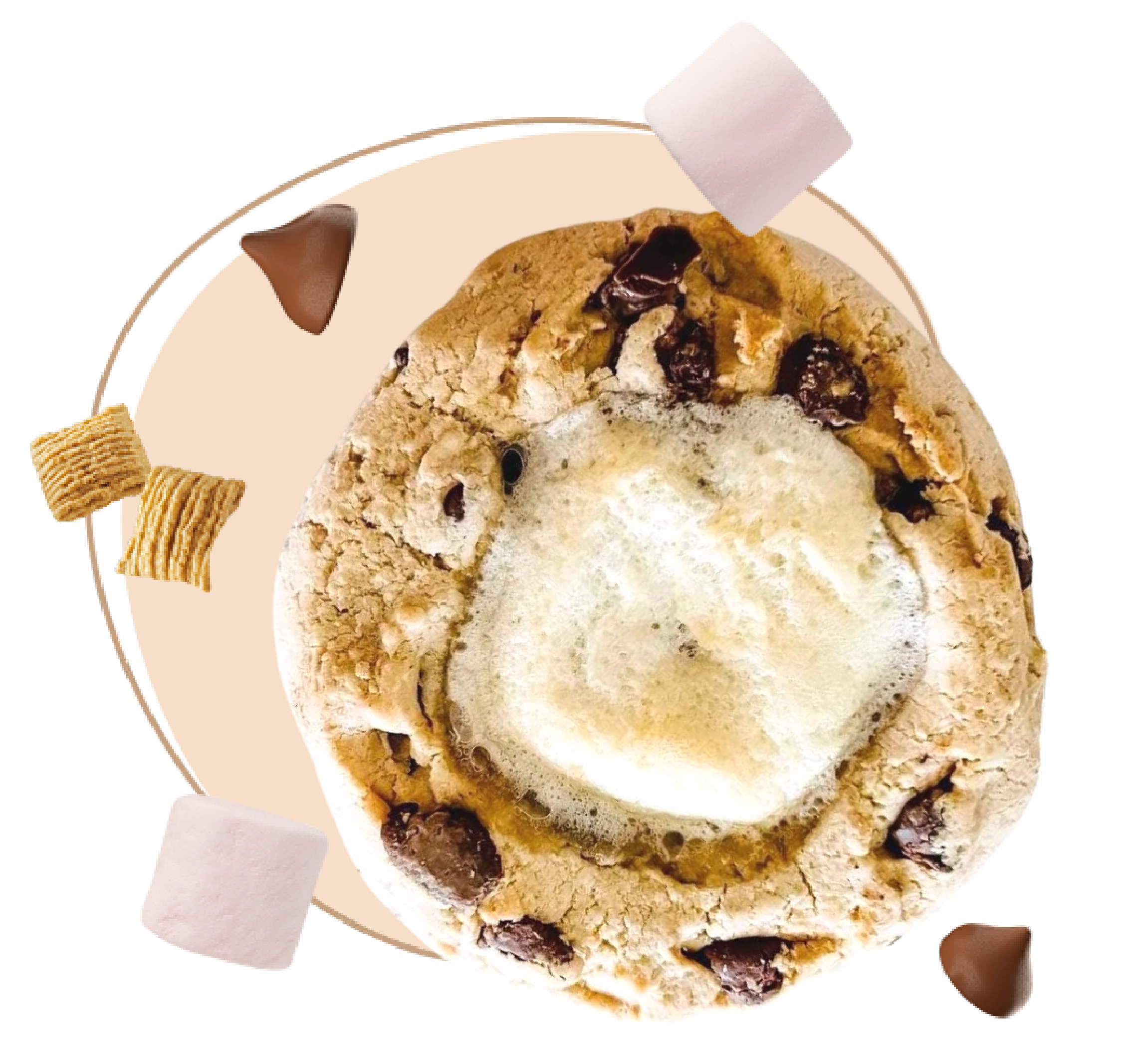Straight Fire Smores Marshmallow Cookie