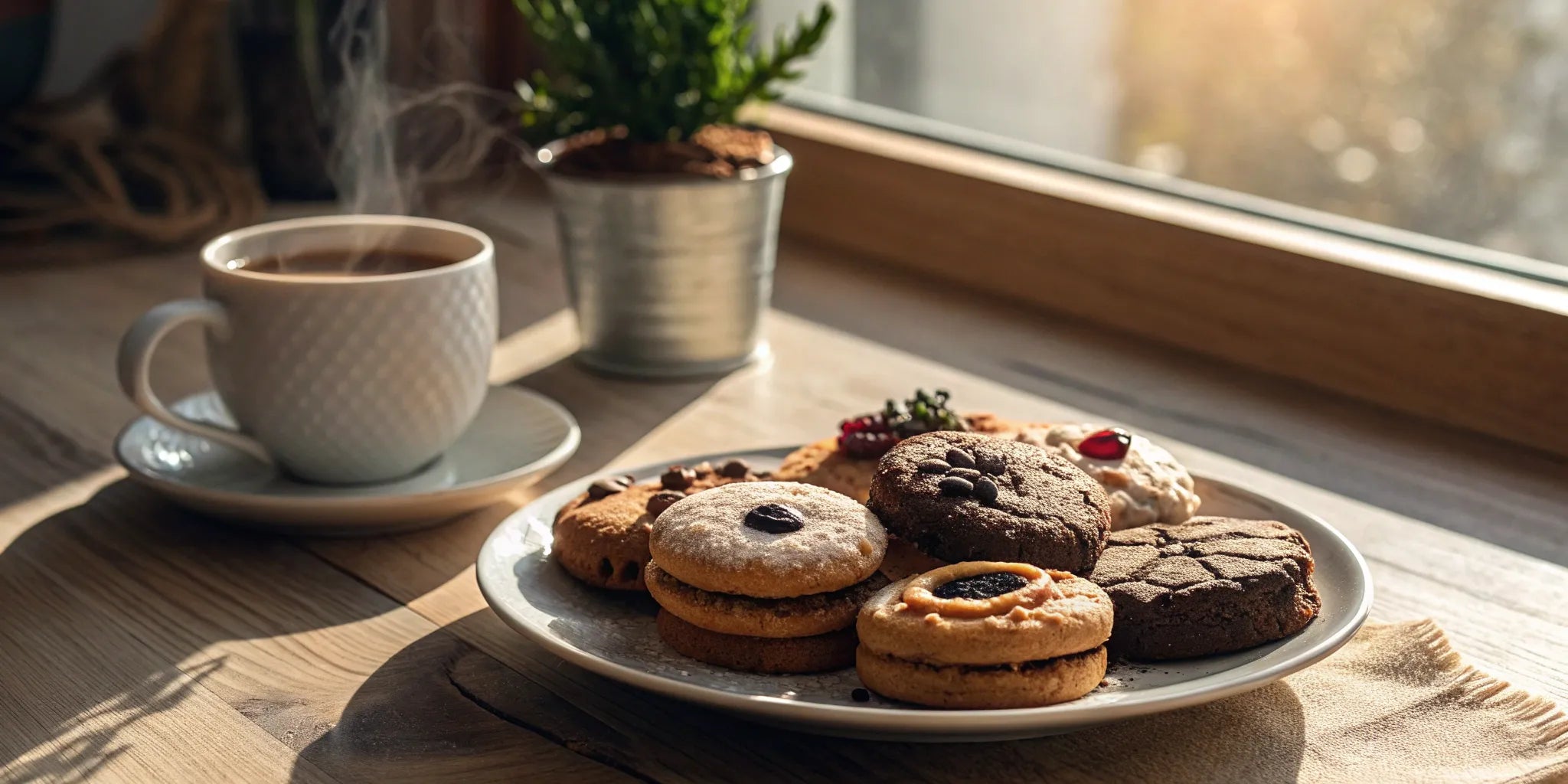 An assortment of gourmet cookies from a best monthly cookie subscription.